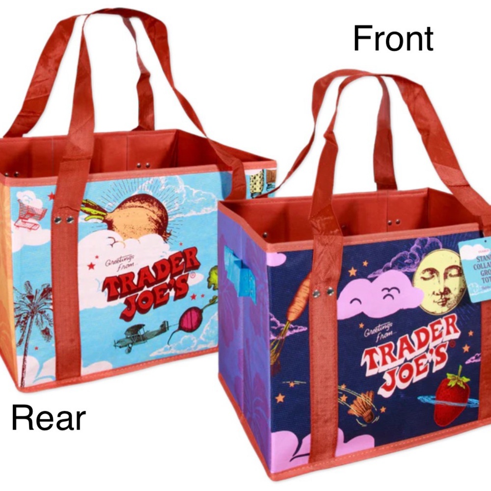 Trader Joe's Colorful Reusable Shopping Bag